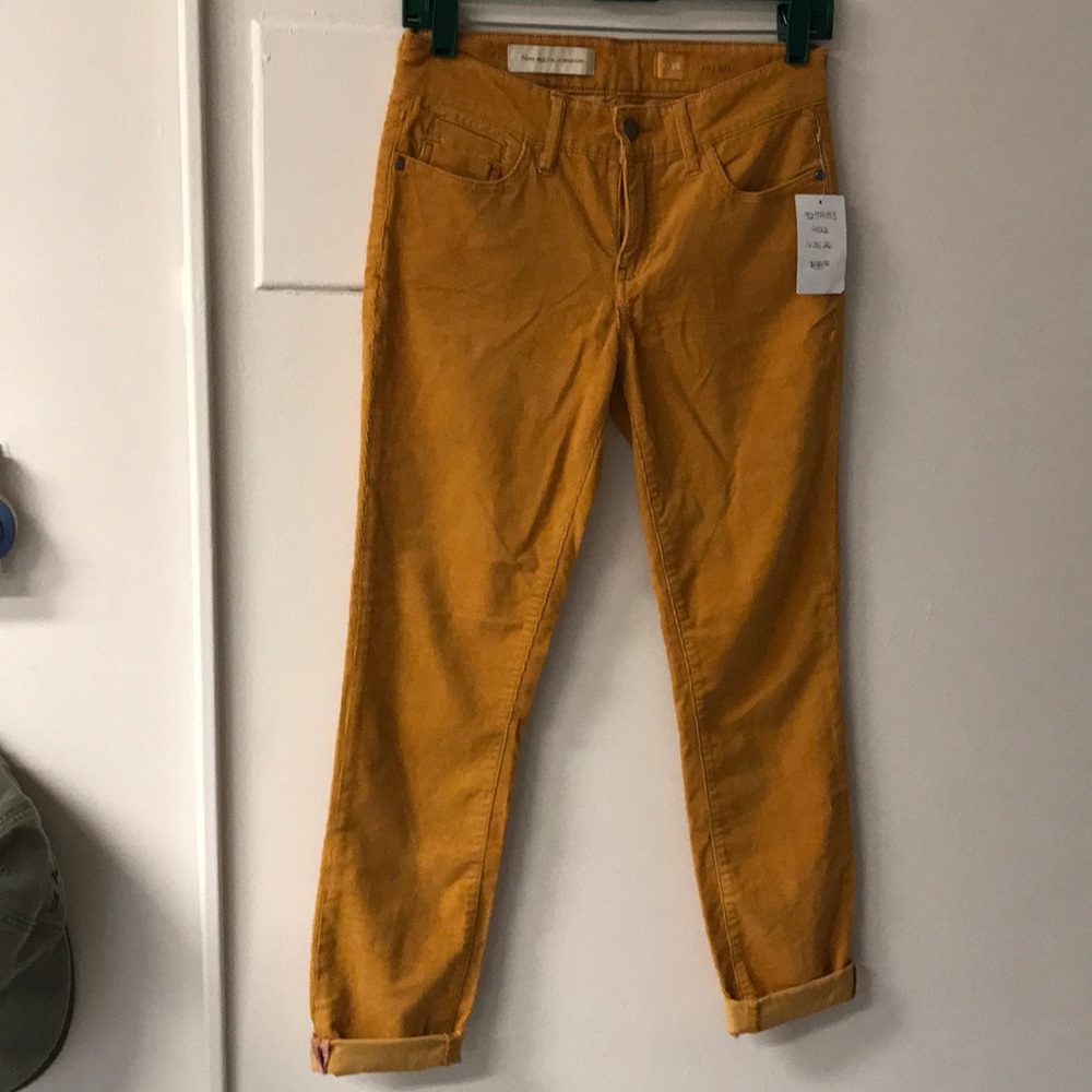 Mustard Corduroy Pants